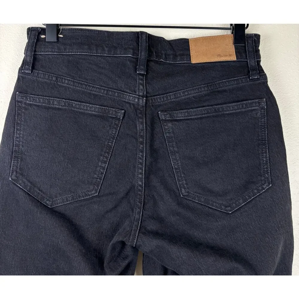 Madewell Mid-Rise Perfect Vintage Jeans Size 25 in Clean Black Wash